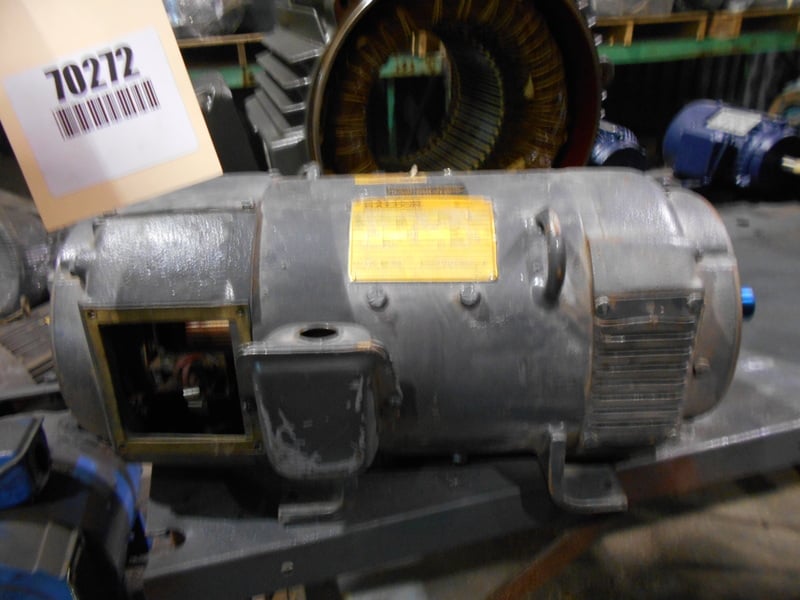 10 HP 1800/2300 RPM Baldor, Frame 219ATC, DPFG-BV, rebuilt, 240VA, 150/300VF - Image 1