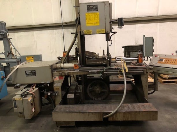 18" x 18" Hem #V100LA-2, fully automatic vertical band saw, 171" x1.5" blade, 5 HP, 1996 - Image 5