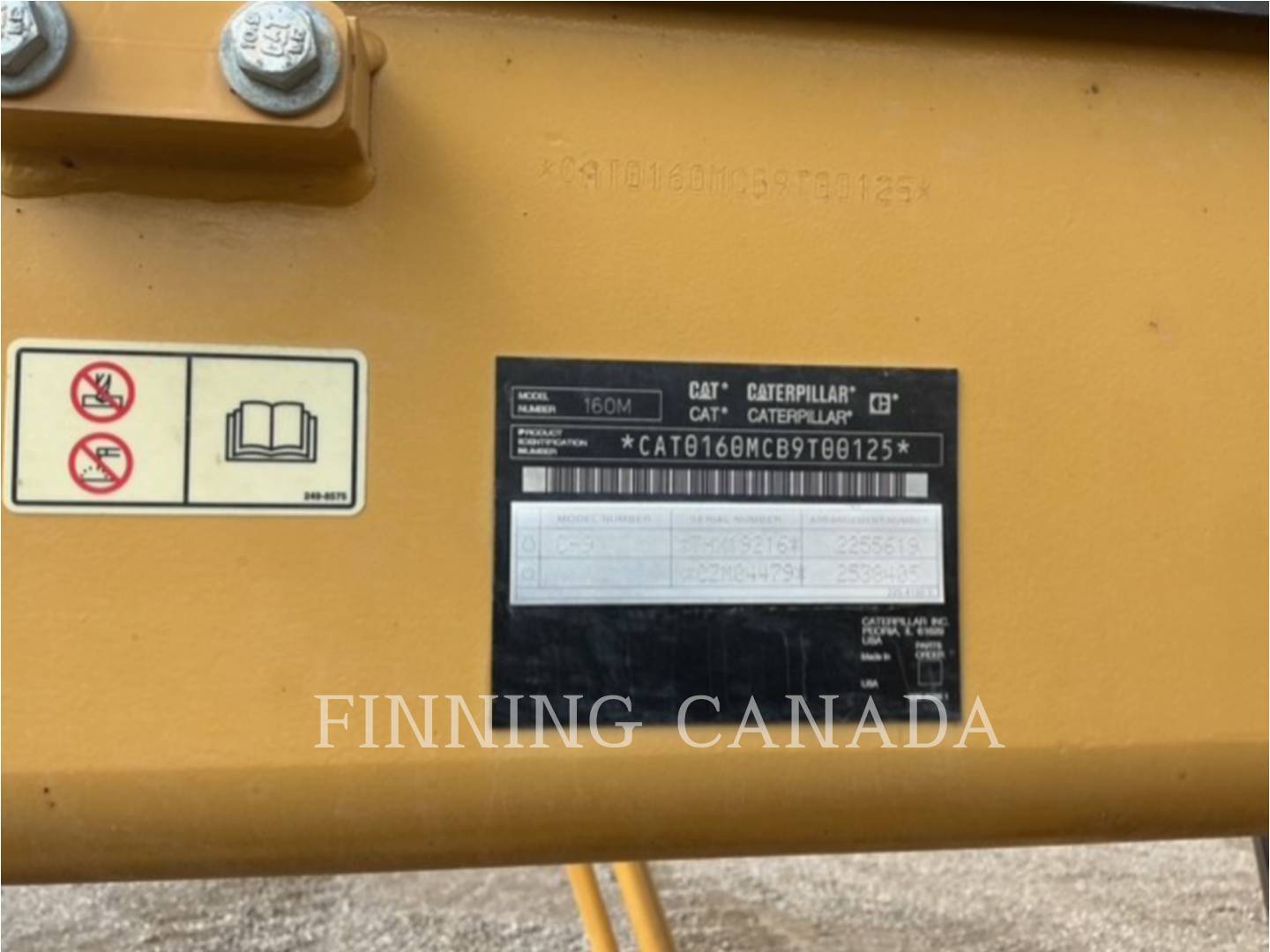 Caterpillar 160M AWD, Motor Grader, 9683 hours, S/N: B9T00125, 2009 - Image 5