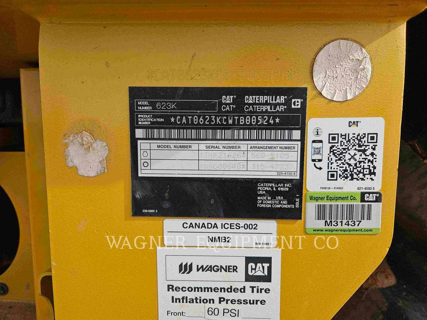 Caterpillar 623K, Wheel Tractor Scraper, 2114 hours, S/N: WTB00524, 2023 - Image 6
