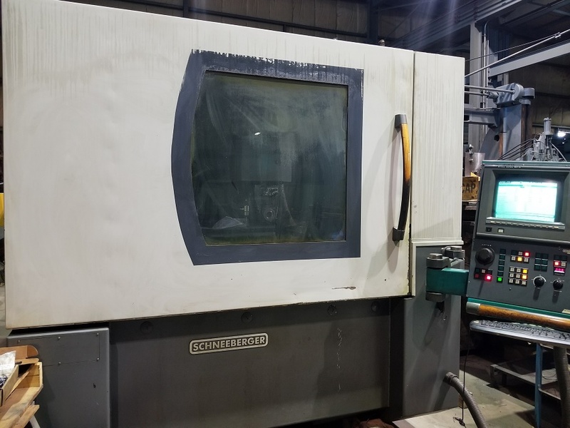 Schneeberger #750 Corvus, 5-Axis, Fanuc 160M, 12" x 60" T-slot table, 1998 - Image 1