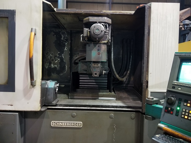 Schneeberger #750 Corvus, 5-Axis, Fanuc 160M, 12" x 60" T-slot table, 1998 - Image 2