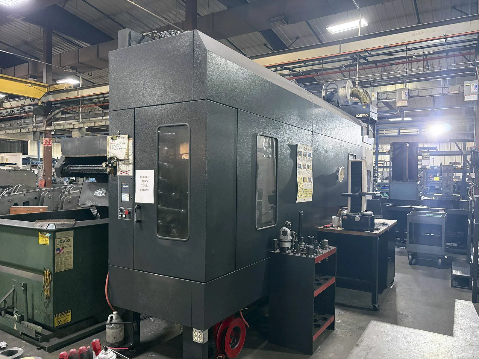 Mazak #6800, CNC horizontal machining center cell, (2) machines w/ Palletech system, 41.3" X, 35.4" Y, 38.5" - Image 3