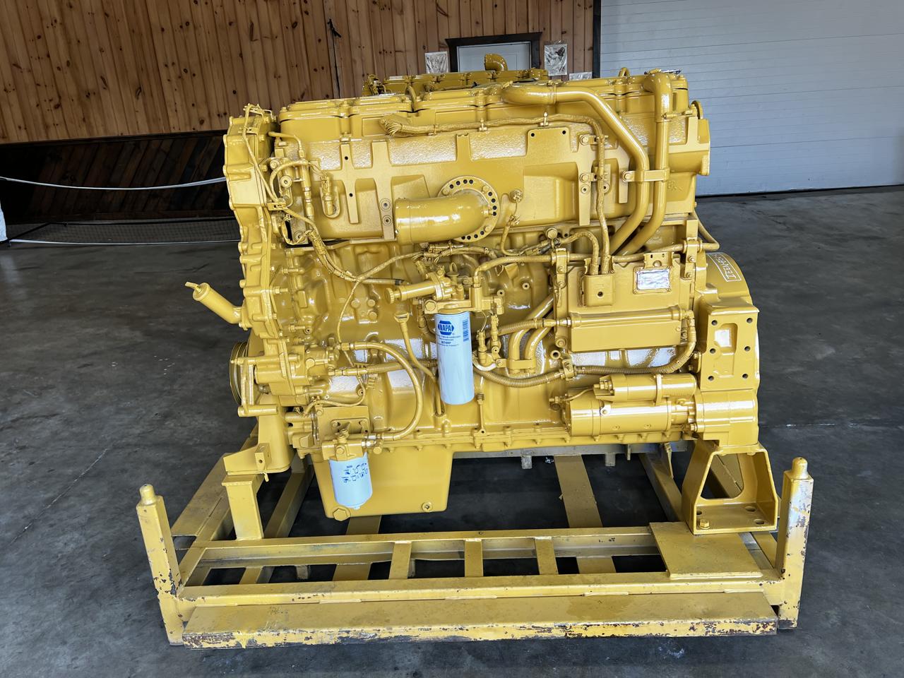 800 HP Caterpillar #C18, twin turbo industrial diesel engine, EPA Tier 3 pre-emission, 14" flywheel, rebuilt - Image 1