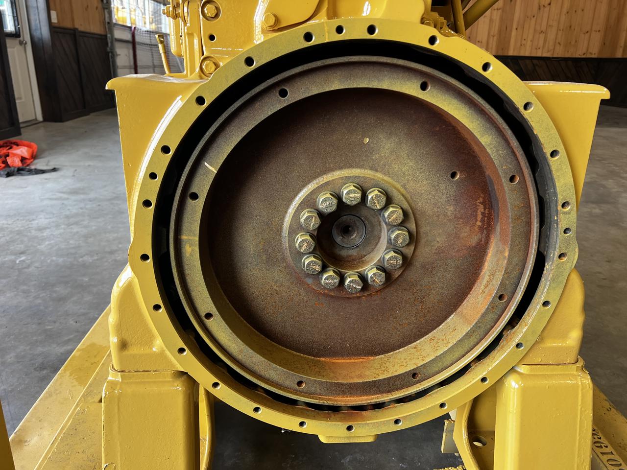 800 HP Caterpillar #C18, twin turbo industrial diesel engine, EPA Tier 3 pre-emission, 14" flywheel, rebuilt - Image 4