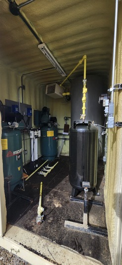 200 psig, CEG #CT-55, reciprocating instrument air compressor package, FS Curtis CT-55 compressor, 50 HP WEG - Image 5