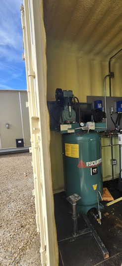 200 psig, CEG #CT-55, reciprocating instrument air compressor package, FS Curtis CT-55 compressor, 50 HP WEG - Image 6