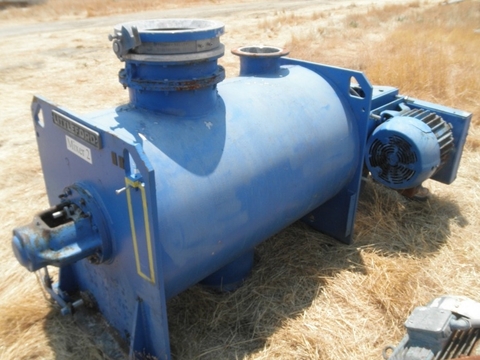 Littleford #FKM-600, Stainless Steel trough, Carbon Steel shafts & plows, 30 HP, 22 cu.ft., 24" x 48" - Image 5