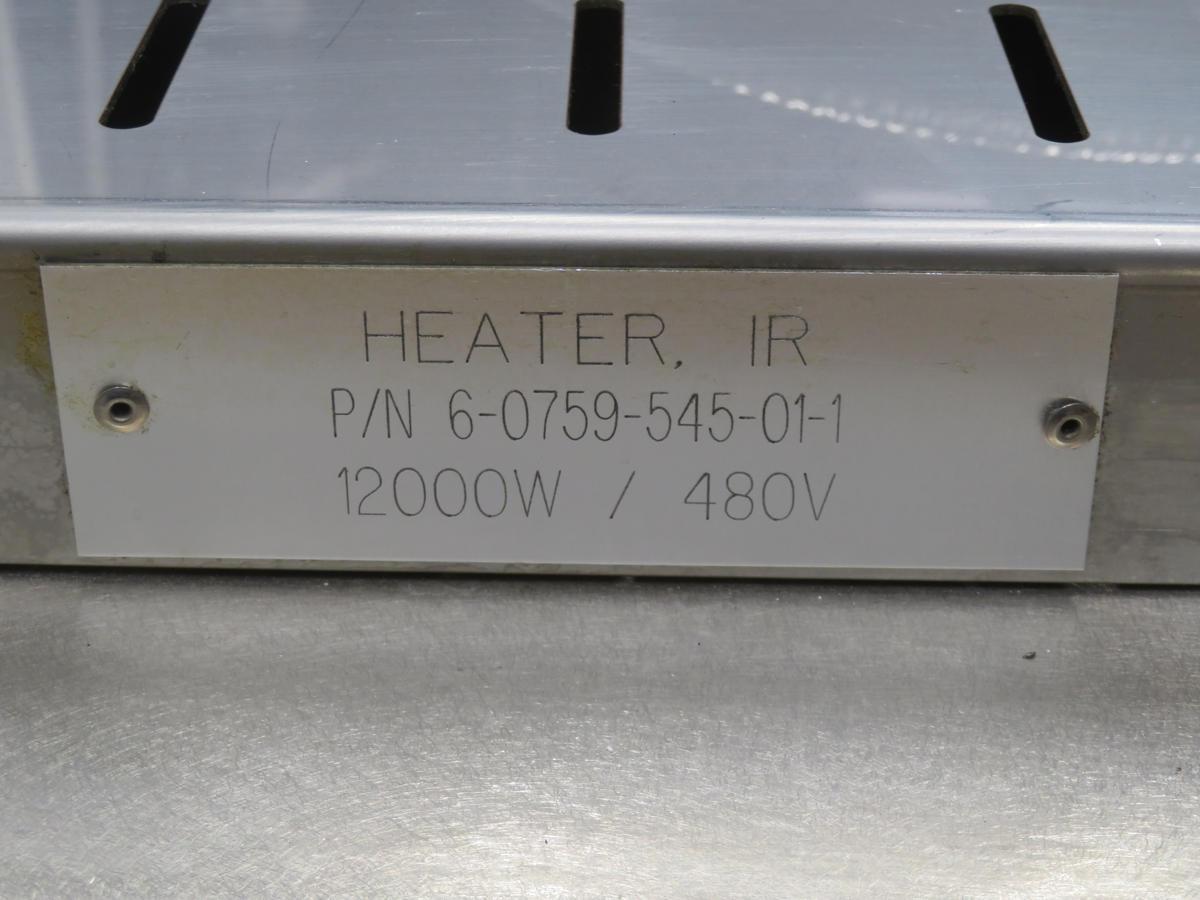 Electrovert #6-0759-545-01-1, IR pre-heater, 12000 width, 480 V. - Image 4