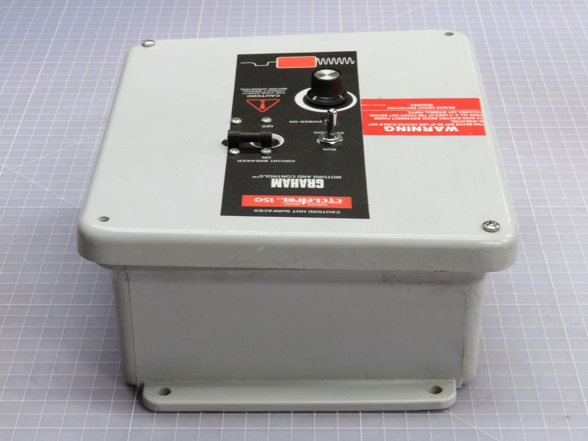1/8-3 HP Graham #176B6003, control drive, 22 Amp, 240 Volts AC, 1 phase - Image 3
