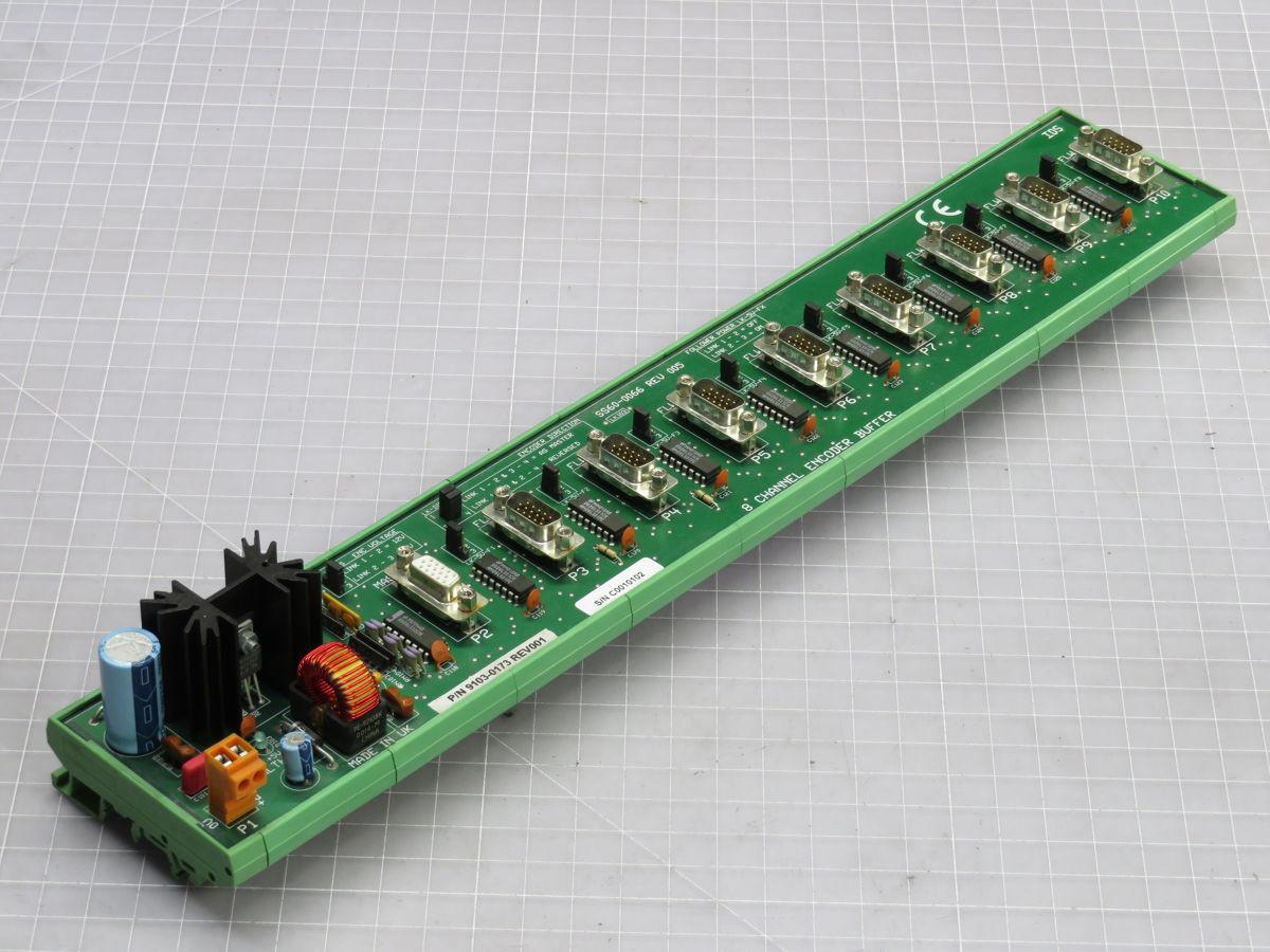Allen-Bradley #4100-EF08, 9103-0173 IMC S Class 8 channel encoder buffer module, 18-36 Volts DC - Image 2