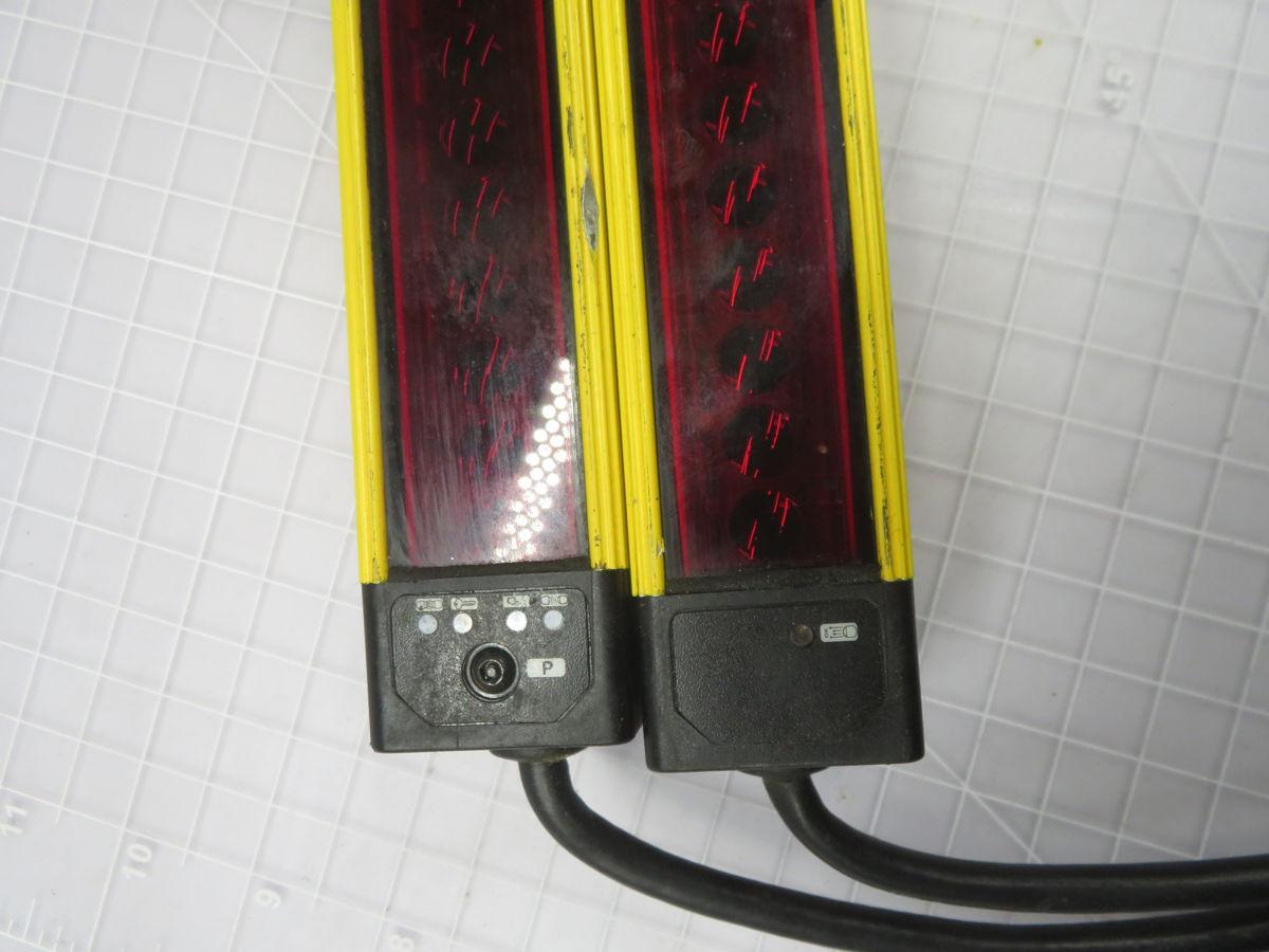 STI #MS46-30-1215-Q1-X-9C1, MS46SR-30-1215-Q1-R-NC-FP-SC1 light curtain emitter and receiver, 24 Volts, IP65 - Image 4