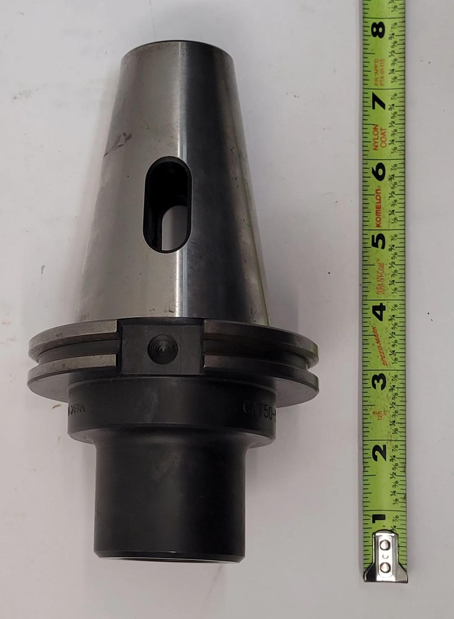 Nikken #CAT50-MTA4-75U, Morse taper adapter, CAT50 shank, MT4, 7" OAL - Image 1