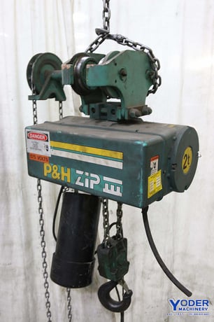 2 Ton, P & h, chain hoist, #68722 - Image 1