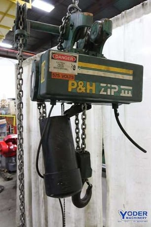 2 Ton, P & h, chain hoist, #68722 - Image 2