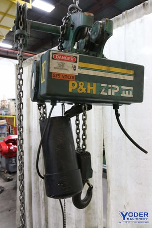 2 Ton, P & h, chain hoist, #68722 - Image 7