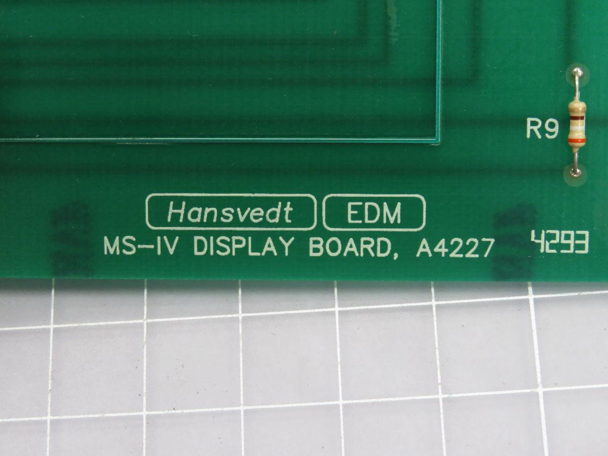 Hansvedt #A4227, display circuit board, from Hansvedt MS-4 - Image 1