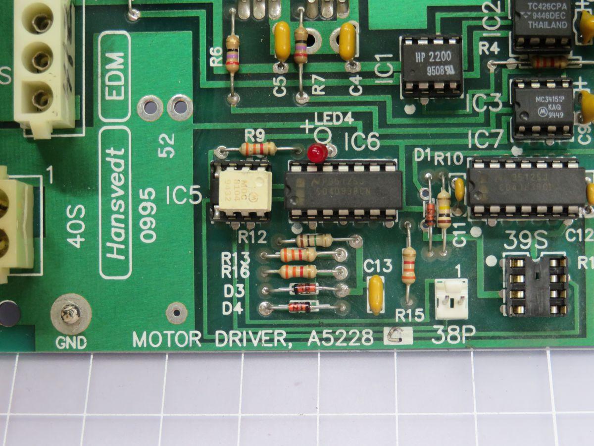 Hansvedt #A5228, motor driver board, from Hansvedt MS-4 - Image 4