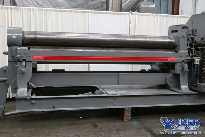 10' x 1/2" Bertsch #11, initial plate bending roll, air drop end, lube system, #69138 - Image 3