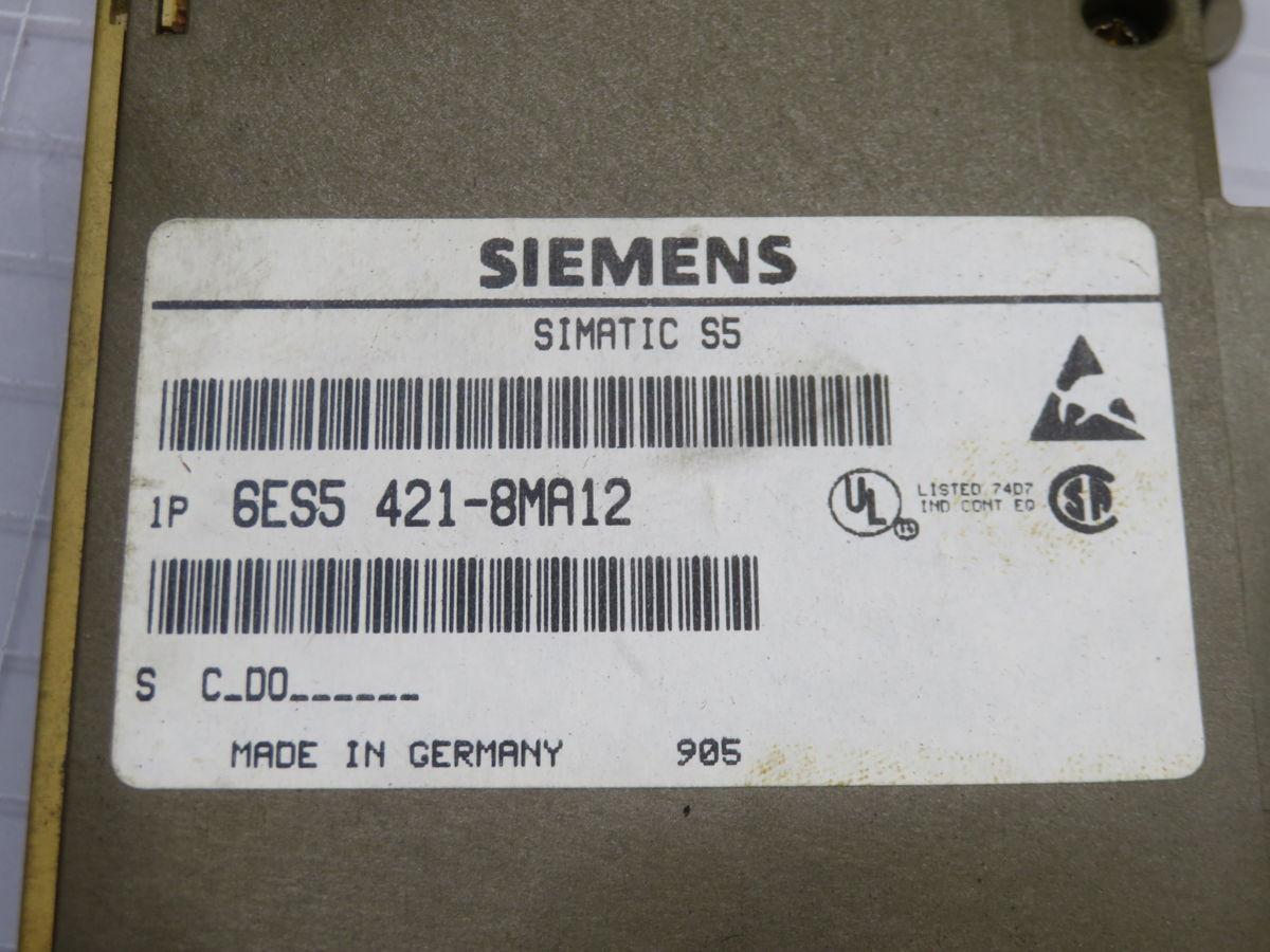 Siemens #6ES5-421-8MA12, Simatic S5 digital input module, 8 inputs, 24 Volts DC, LOT of 24 - Image 1