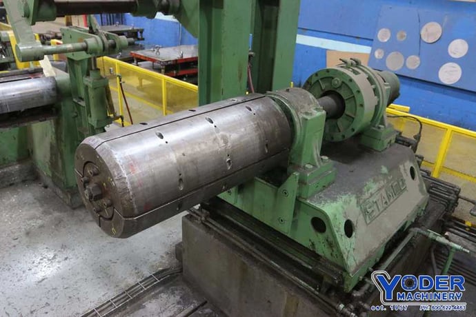 6800 lb. Stamco uncoiler, 36" width, 15" ID, hydraulic expansion, #69432 - Image 8
