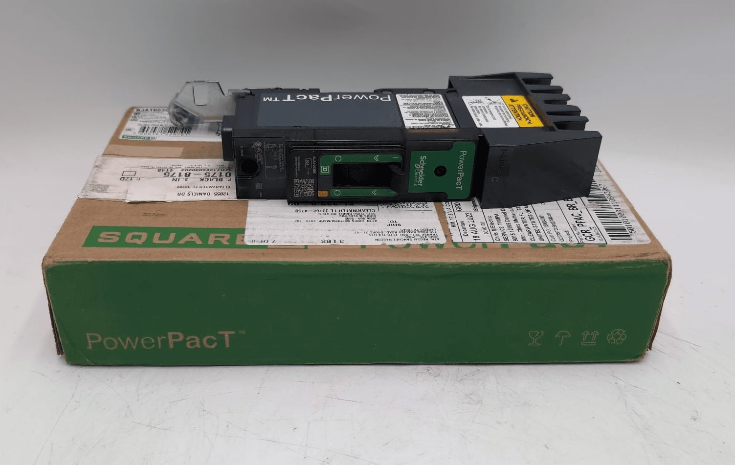30 Amps, Square D #BJA160305, Circuit Breaker, 1-Pole, 277 Volts, NEW - Image 1