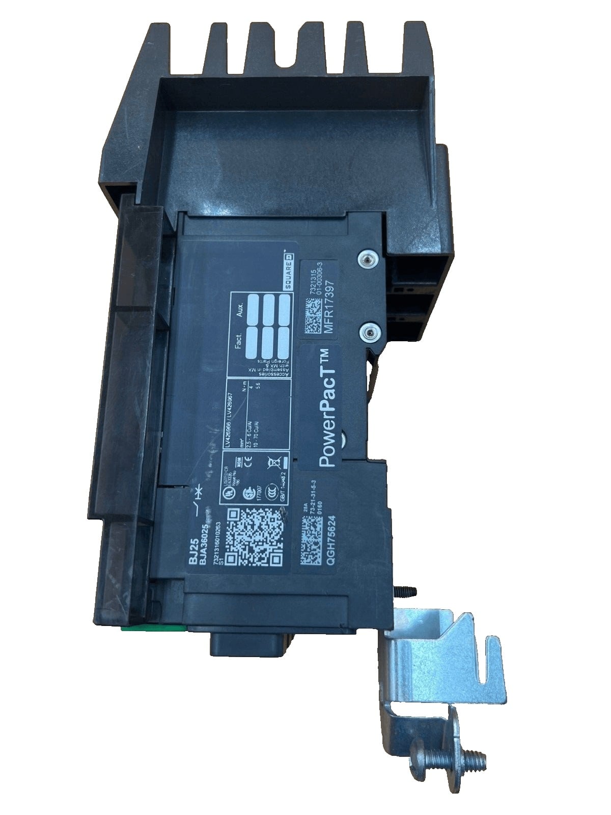 25 Amps, Square D #BJA36025, PowerPact I-Line Circuit Breaker, 3-Pole, 600 Volts - Image 3