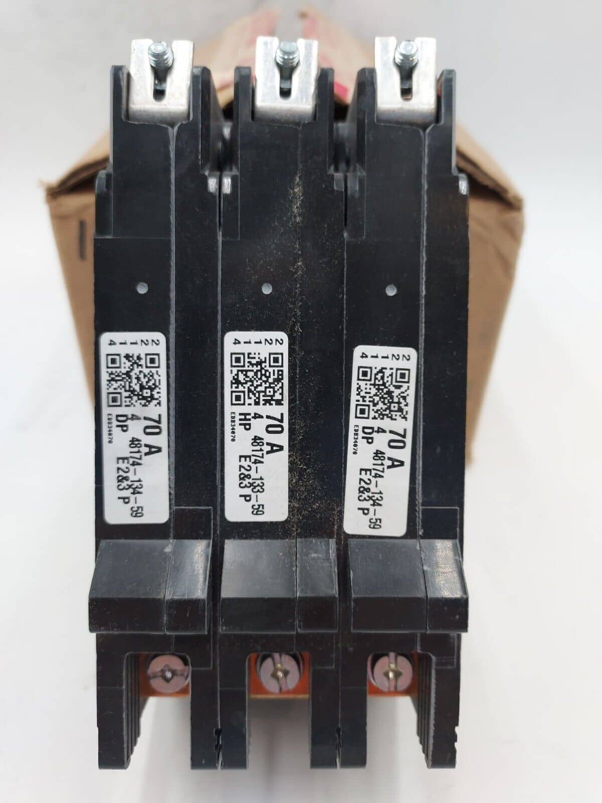 70 Amps, Square D #EDB34070, Circuit Breaker, 3-Pole, 480/277 Volts, Bolt-On, NEW - Image 4