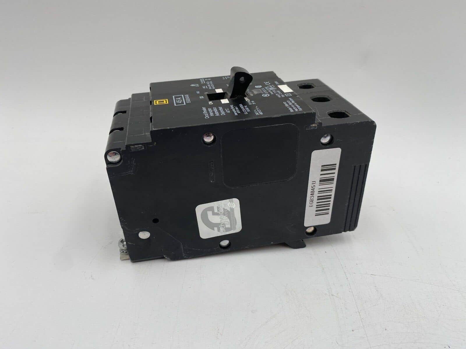 45 Amps, Square D #EGB34045, Circuit Breaker, 3-Pole, 480/277 Volts, Bolt-On - Image 8