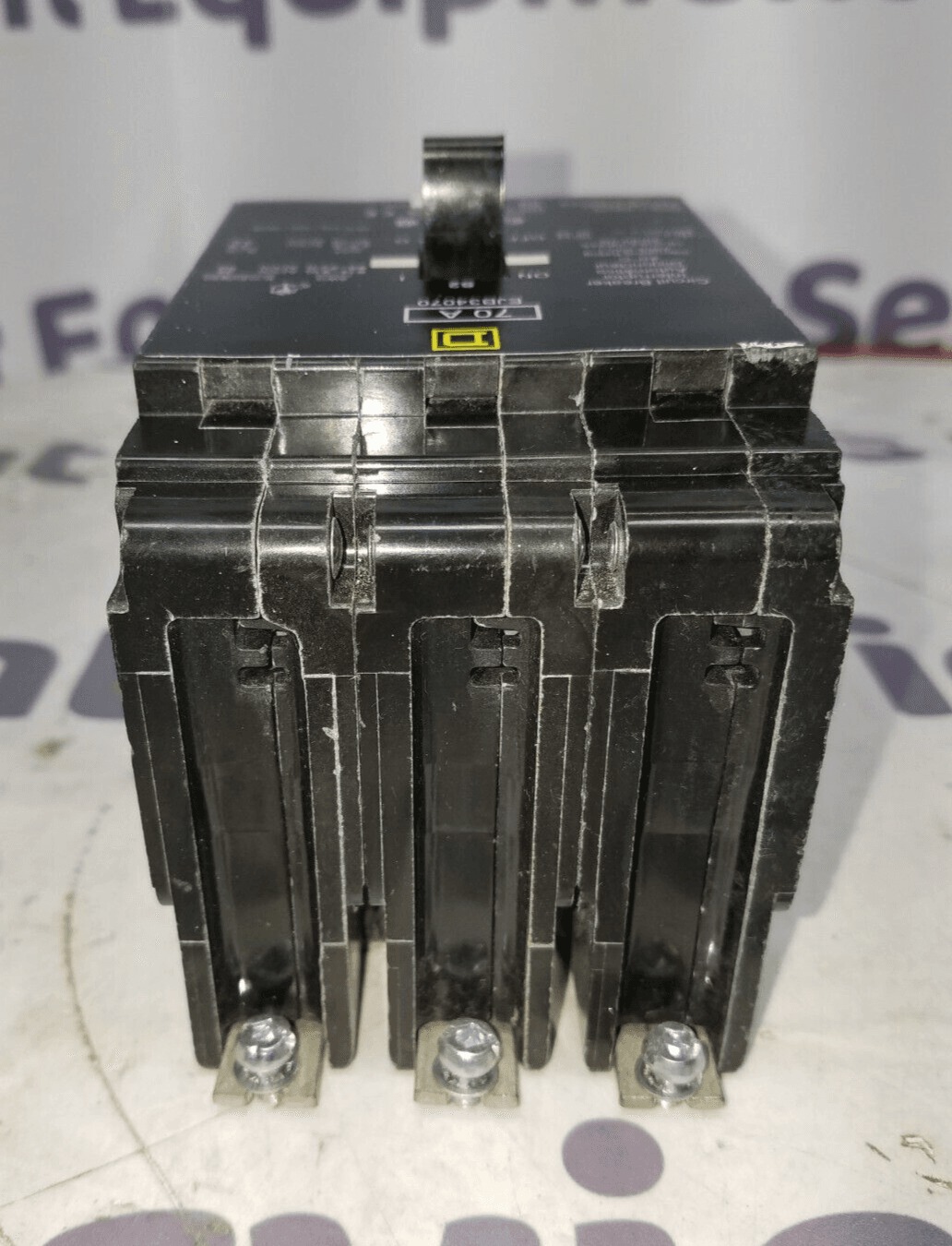 70 Amps, Square D #EJB34070, Circuit Breaker, 3-Pole, 480 Volts, Bolt-On - Image 6