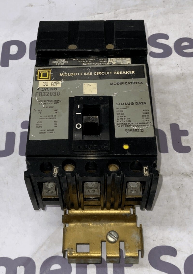 30 Amps, Square D #FA32030, I-Line Circuit Breaker, 3-Pole, 240 Volts - Image 2