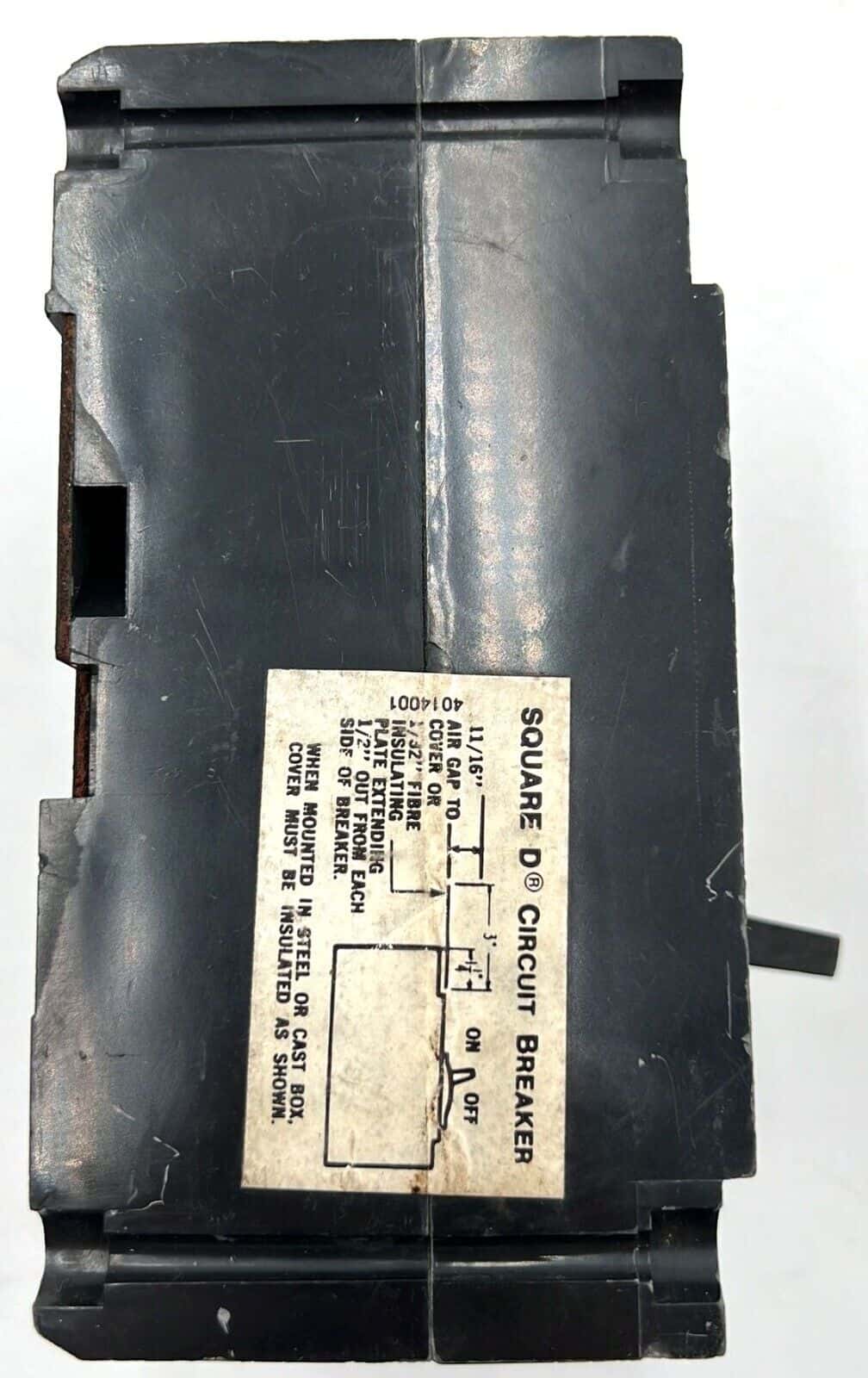 15 Amps, Square D #FAL32015, Circuit Breaker, 3-Pole, 240 Volts, Bolt-On - Image 4