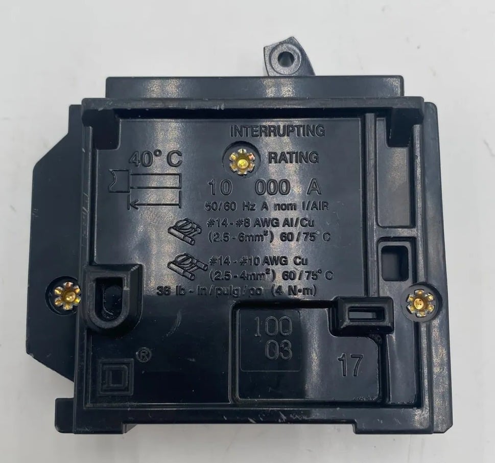 15 Amps, Square D #HOM115, Circuit Breaker, 1-Pole, 240 Volts - Image 5