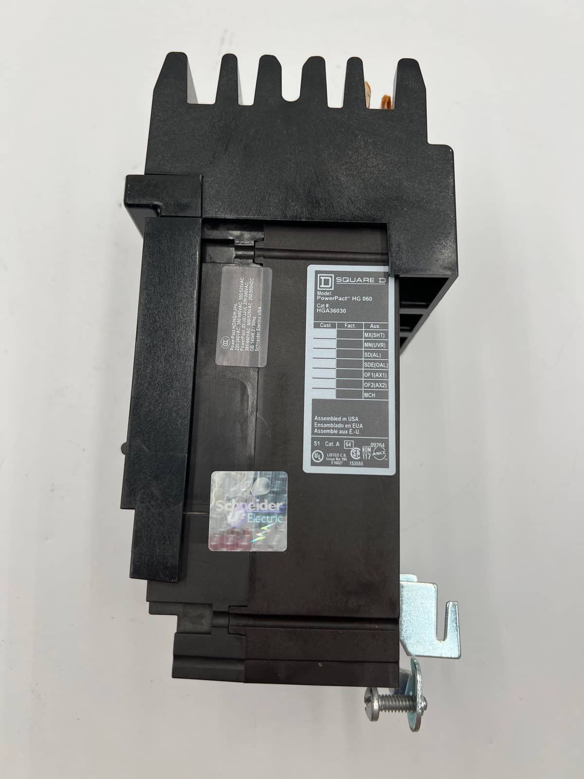 30 Amps, Square D #HGA36030, I-Line Circuit Breaker, 3-Pole, 600 Volts - Image 2