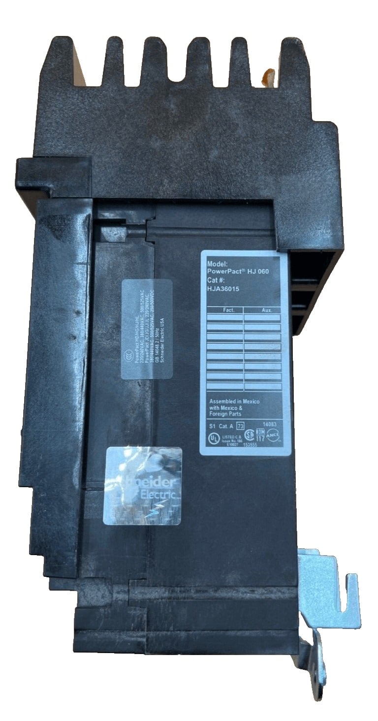 15 Amps, Square D #HJA36015, I-Line Circuit Breaker, 3-Pole, 600 Volts - Image 4
