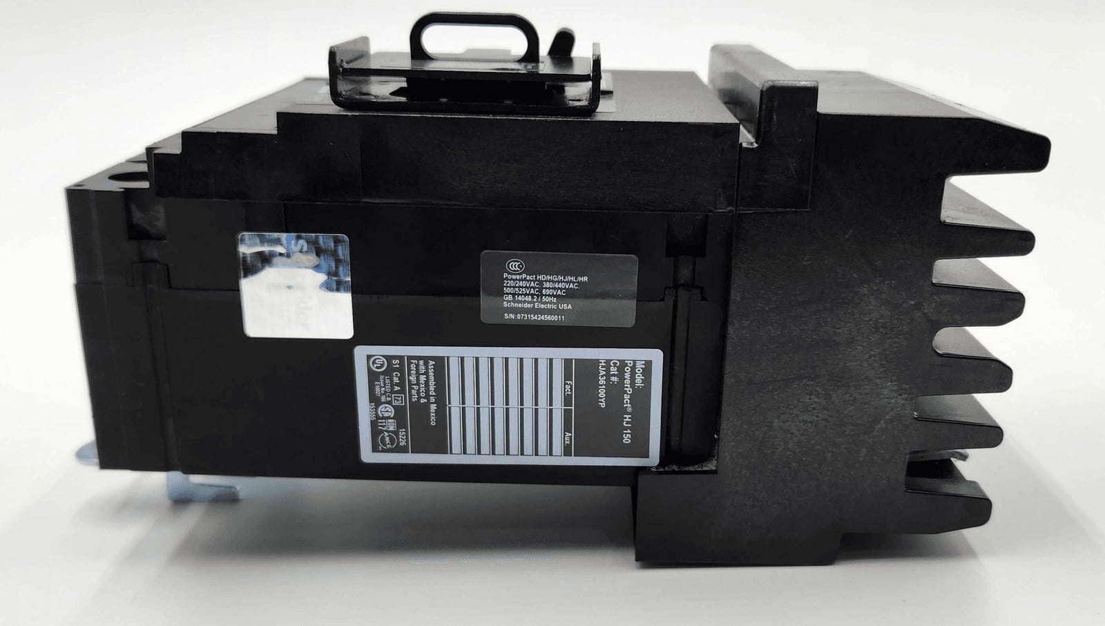 100 Amps, Square D #HJA36100YP, PowerPact Circuit Breaker, 600 Volts - Image 5