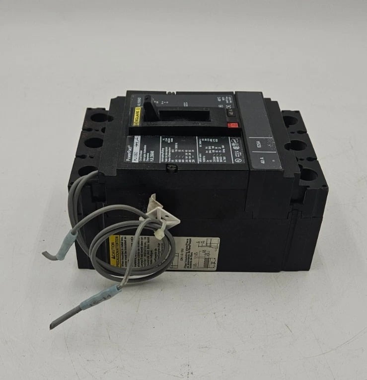 40 Amps, Square D #HJL36040, PowerPact Circuit Breaker, 3-Pole, 600 Volts - Image 8