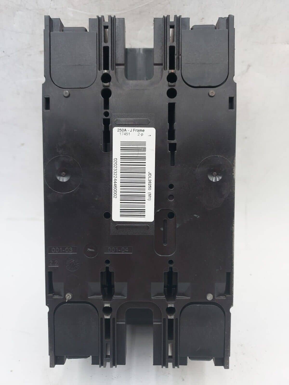250 Amps, Square D #JDL26250, Circuit Breaker, 2-Pole, 600 Volts, Bolt-On - Image 4