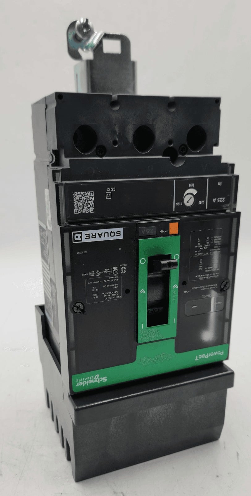 225 Amps, Square D #JGA36225, Circuit Breaker, 3-Pole, 600 Volts - Image 1