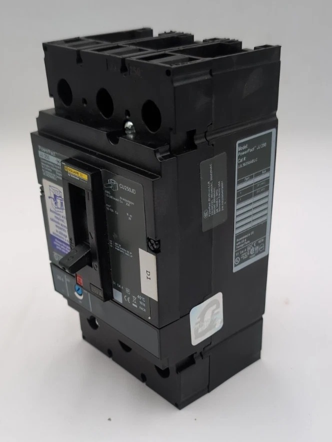 250 Amps, Square D #JJ250, Circuit Breaker, 3-Pole, 600 Volts, NEW - Image 5