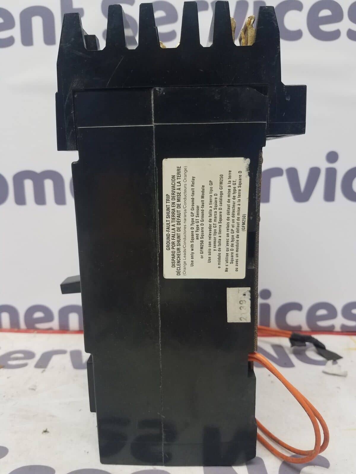 200 Amps, Square D #KA36200G, I-Line Circuit Breaker, 3-Pole, 600 Volts, Shunt Trip - Image 4