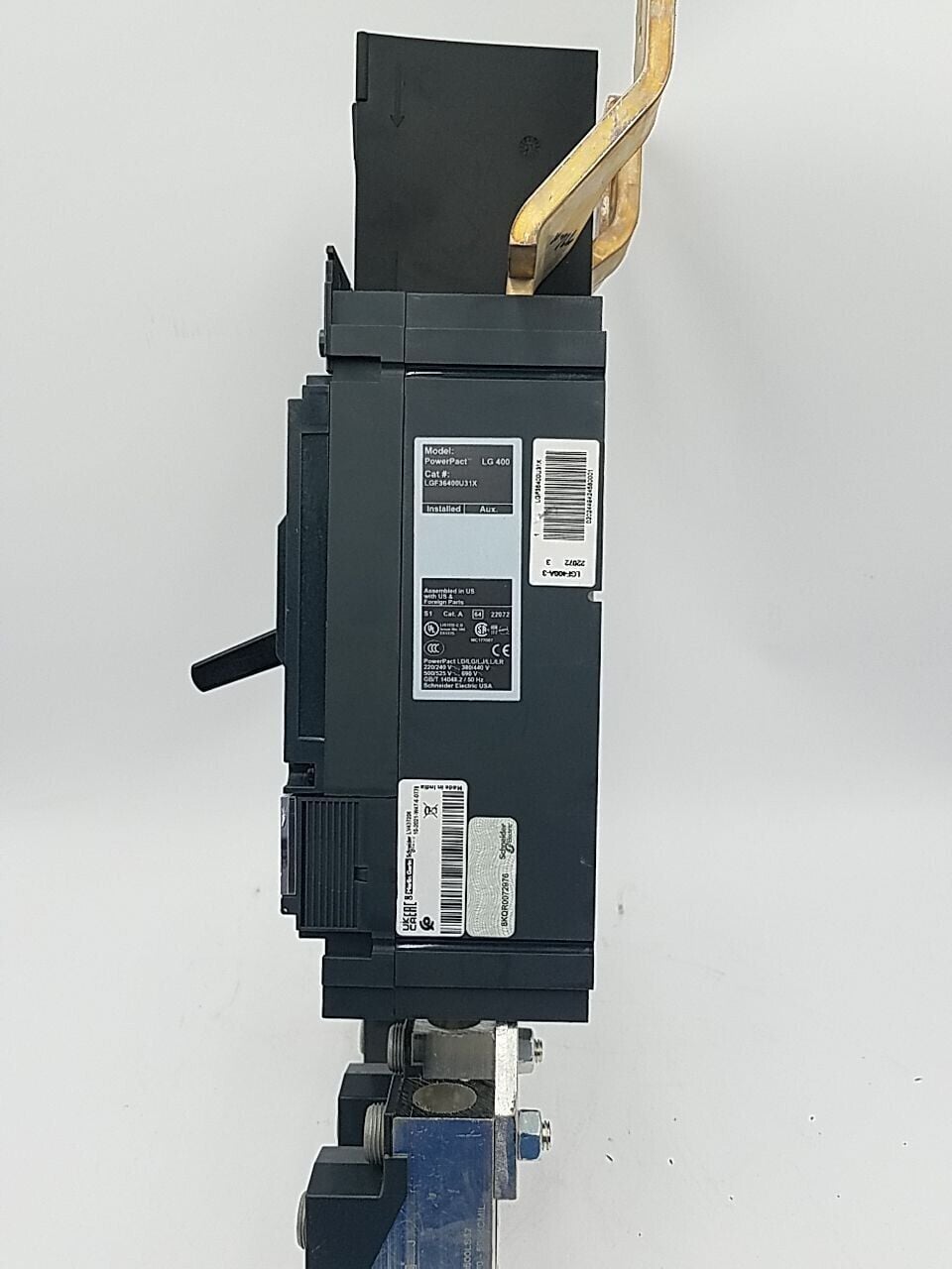400 Amps, Square D #LGF36400U31X, Circuit Breaker, 3-Pole, 600 Volts, Bolt-On, NEW - Image 5