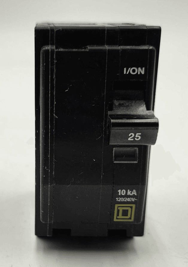 25 Amps, Square D #QO225, Circuit Breaker, 2-Pole, 240 Volts - Image 1
