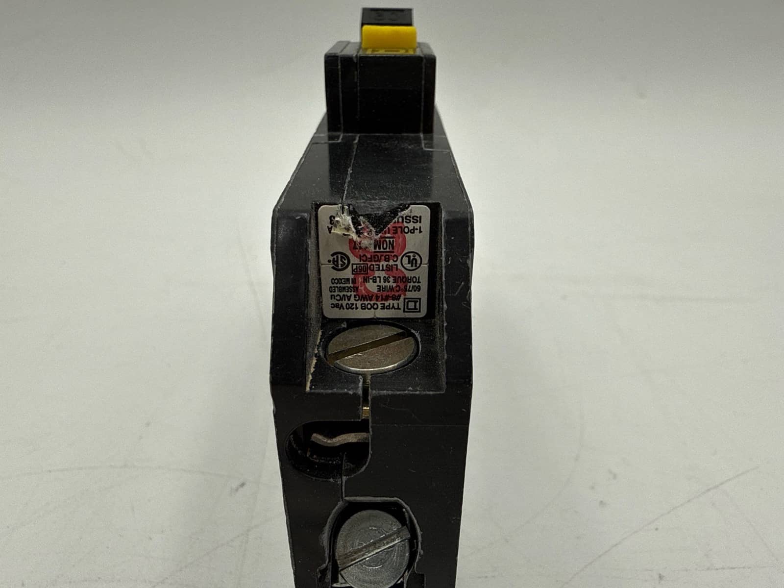 30 Amps, Square D #QOB130GFI, Circuit Breaker, 1-Pole, 120 Volts - Image 3