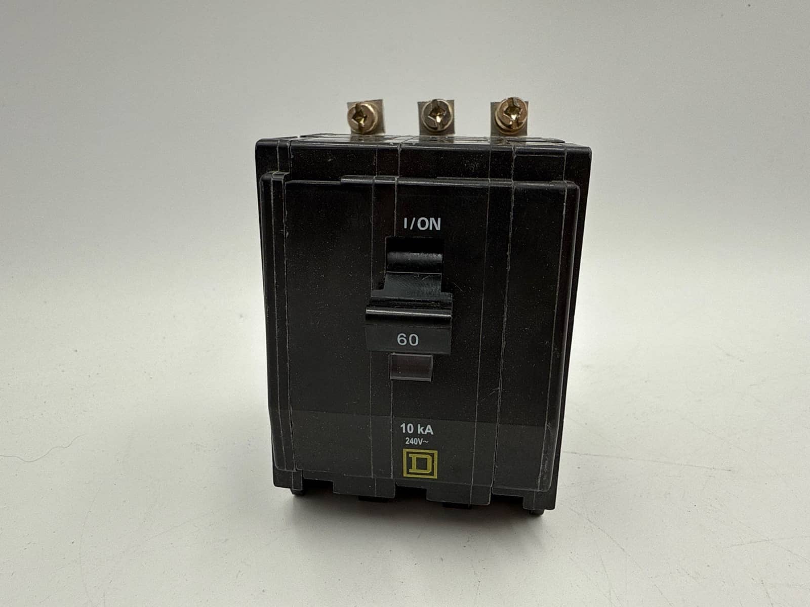 60 Amps, Square D #QOB360, Circuit Breaker, 3-Pole, 240 Volts, Bolt-On - Image 2