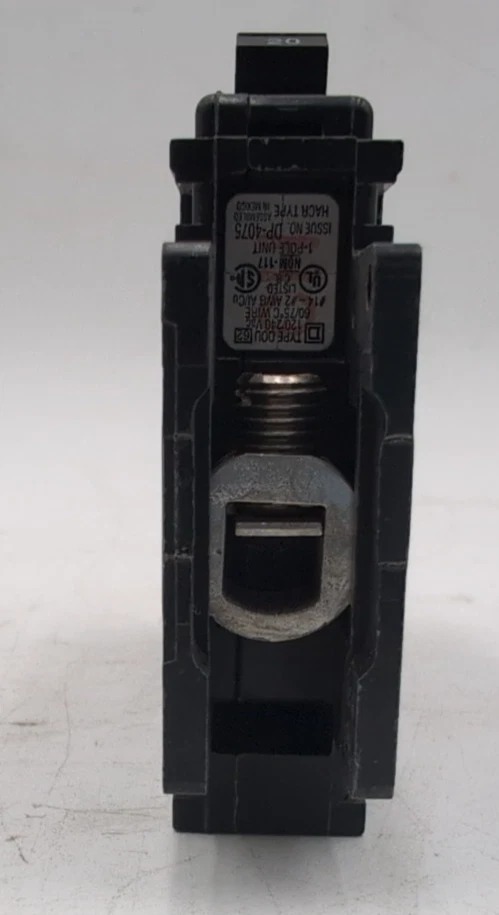 20 Amps, Square D #QOU120, Miniature Circuit Breaker, 1-Pole, 240 Volts, 10kA, NEW - Image 4