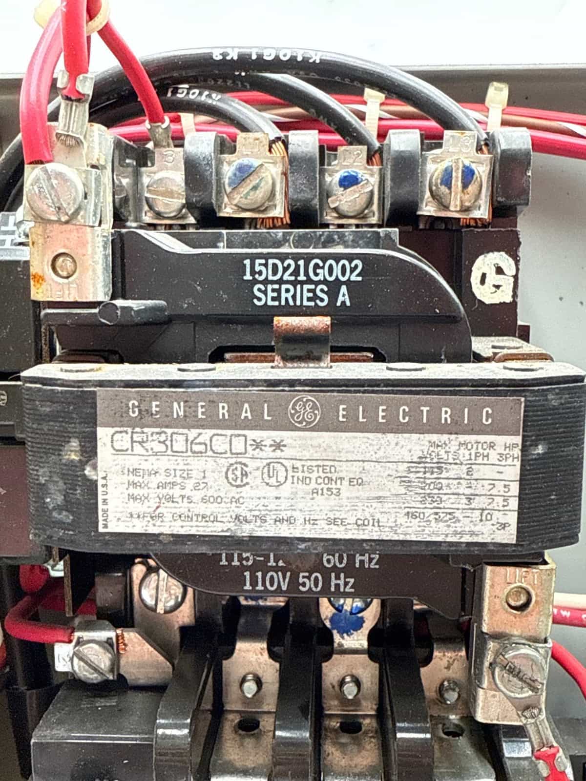 General Electric #8000, 12", 30 Amp, Combo MCC Bucket Size 1 Starter TEC36030 Breaker (2 available) - Image 5