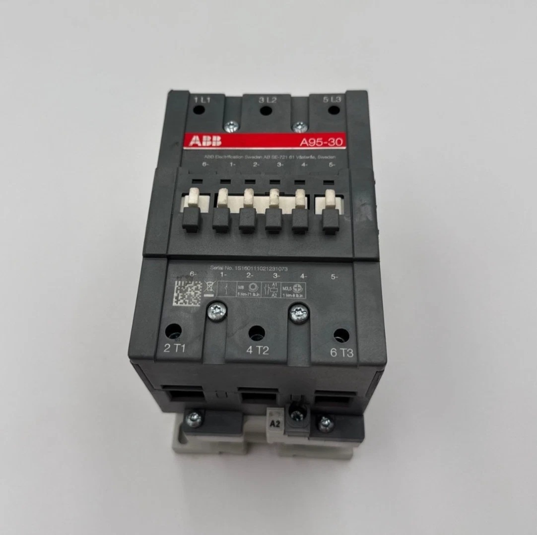 145 Amp. ABB #A95-30, Contactor, 3-Pole, 600 Volts, 3PH, 75 HP, 220-230 Volts Coil, 50 Hz., 230-240 Volts, 60 - Image 2
