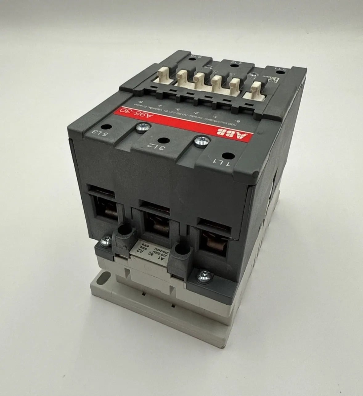 145 Amp. ABB #A95-30, Contactor, 3-Pole, 600 Volts, 3PH, 75 HP, 220-230 Volts Coil, 50 Hz., 230-240 Volts, 60 - Image 7