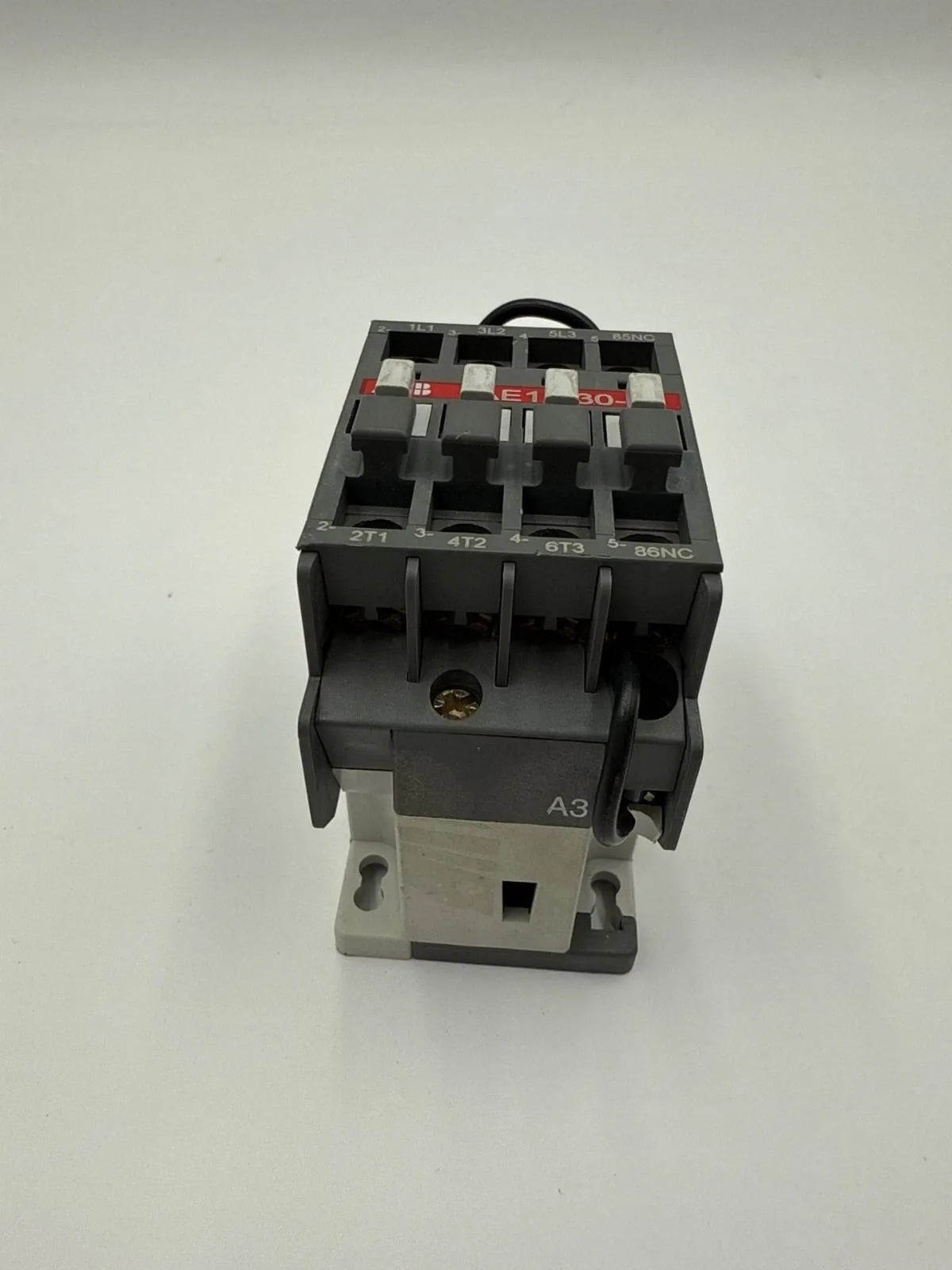 25 Amp. ABB #AE12-30-00, Contactor, 3-Pole, 600 Volts, 3PH, 10 HP Coil, 24VDC DIN Rail Mount - Image 3